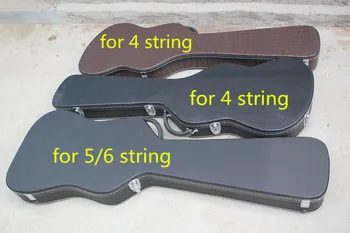 

Not Sold Separately ***New High Quality Black & Brown Bass Guitar Hard Case for 4 / 5 / 6 Strings Bass Electric Guiatr