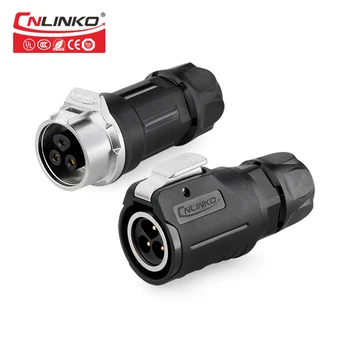 

Cnlinko 3 Pin M16 10A IP67 Waterproof LED Power Welding Cable Wire Connector Medical Audio Panel Ethernet Electrical Connectors