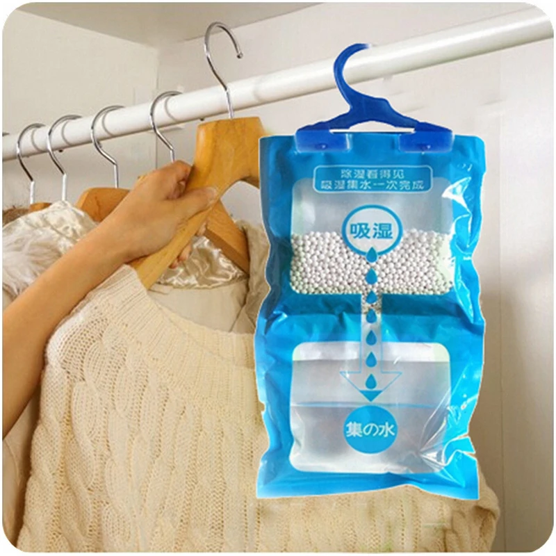 ELEPHAS Wardrobe Hanging Dehumidifier Desiccants Suitable for Kitchen Cupboard Bathroom Wardrobe Closet Anti-mold Moisture and Long Life Reuse 