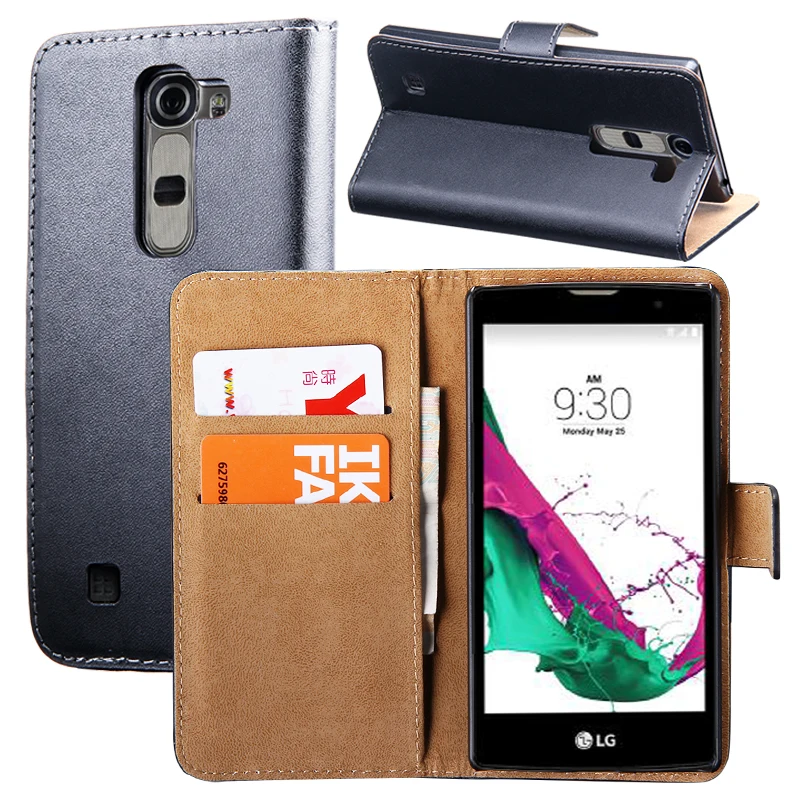 For LG G4C Genuine Leather Case For LG Magna G4C G4 Mini