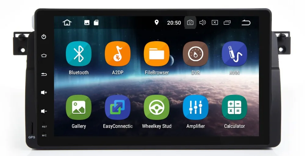 Perfect 9" Car Multimedia player Android 9.0 px30 GPS 1 Din DVD Automotivo For BMW/E46/M3/MG/ZT/Rover 75 Wifi Radio FM 4 Cores 16GB DSP 3