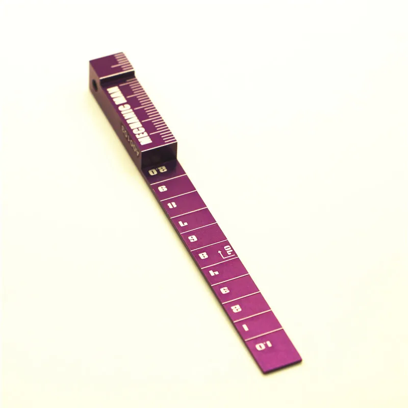 RFDTYGR Mini 4wd Professional Tool Ruler Self made Parts For Tamiya MINI 4WD Professional Tool Ruler