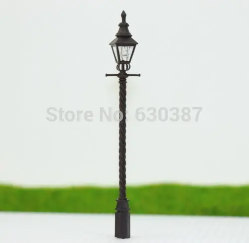 

LQS03 5pcs Model Railway Train Antique Lamp Post Street Light HO OO TT Scale NEW