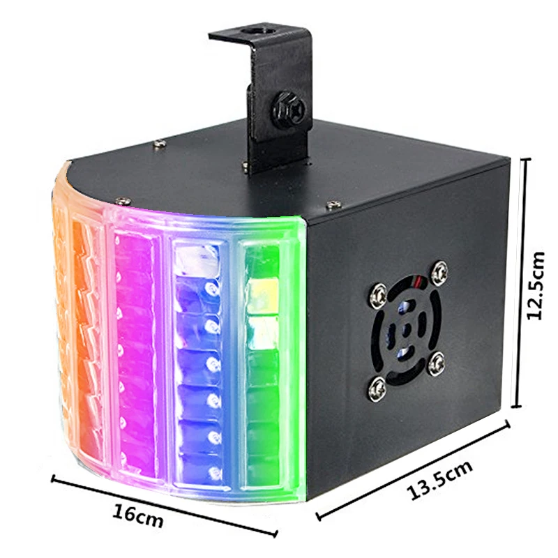 Led Disco Light 18W DMX 512 DJ RGB LED Party Lights Sound Actived Remote Control Disco Lamp Color Changing Stage Lamp Wedding