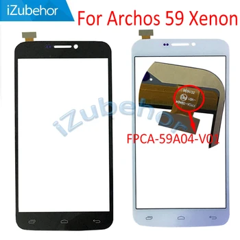 

5.9" glass sensor panel For Archos 59 Xenon Touch Screen Digitizer black/white By Free Shipping