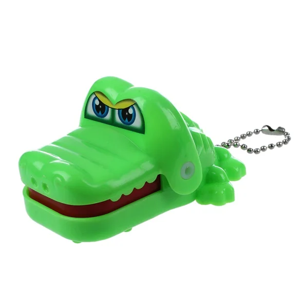 

ABWE New Toy Crocodile Dentist Bite With Keychain Green