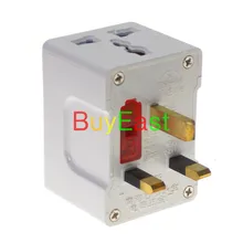 2 x Великобритании и Ирландии Малайзии HK Сингапур 3 в 1 Multi Розетки Тип D стены 13a плавленого