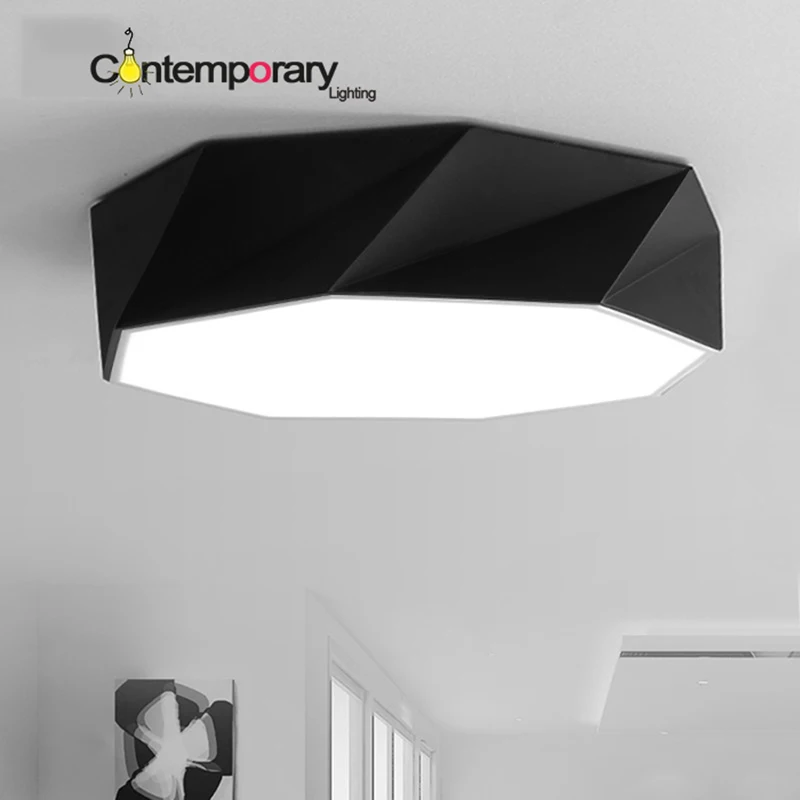 

Nordic Creative geometry LED ceiling lighting personality art bedroom ceiling lamps ceiling light for living room