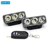 Tak Wai Lee 2x IR Control Remote LED Strobe Flash Warning DRL Daytime Running Lights 12 Modes Dynamic Car Styling Fog Work Lamp ► Photo 1/6