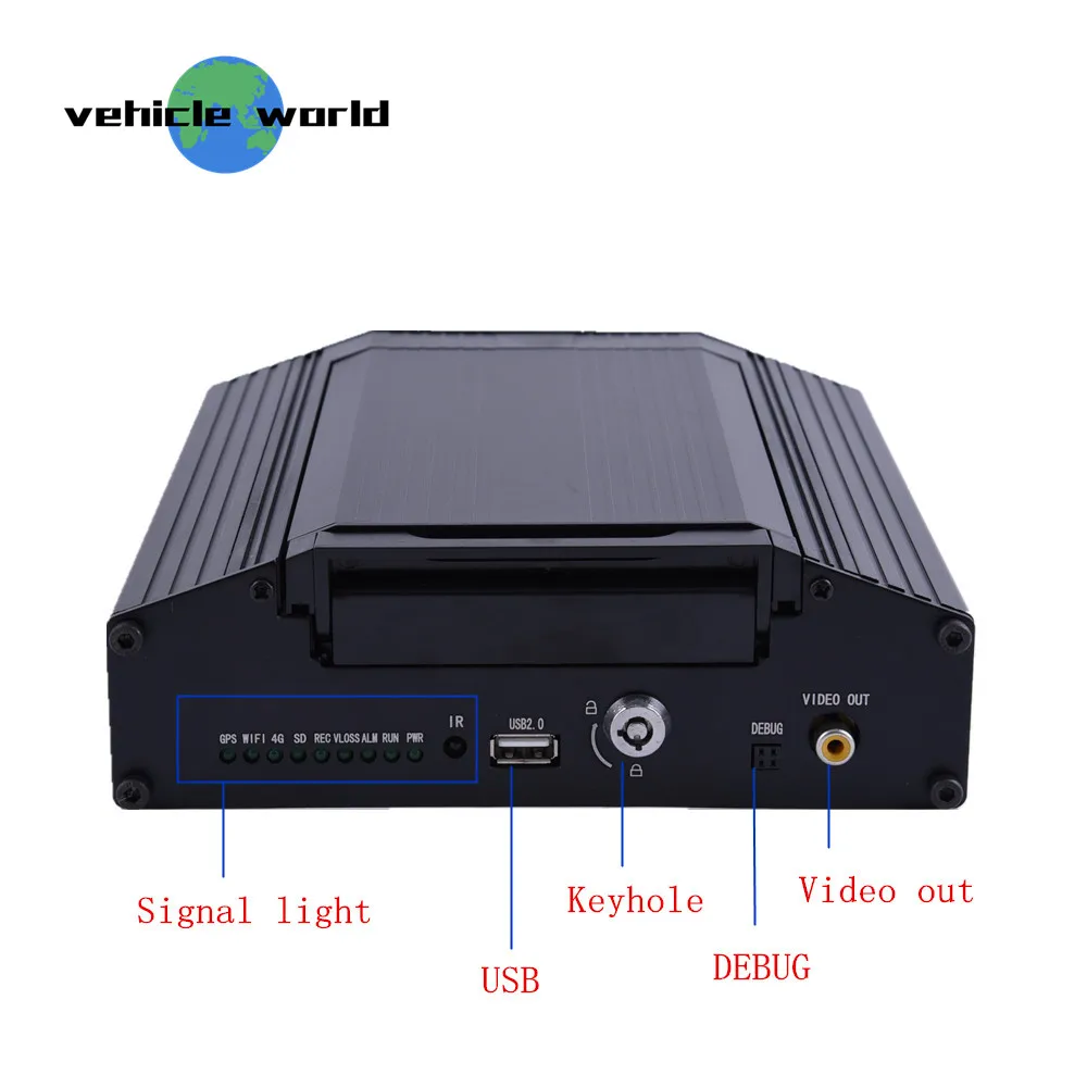 AHD 720P HDD 8Ch мобильный видеорегистратор для школы автобуса прицепа грузовика такси
