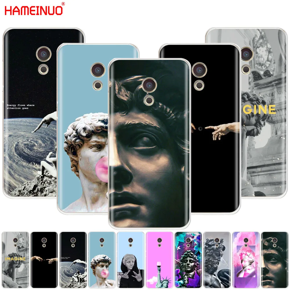

HAMEINUO Retro Vintage Art Statue Cover phone Case for Meizu M6 M5 M5S M2 M3 M3S MX4 MX5 MX6 PRO 6 5 U10 U20 note plus
