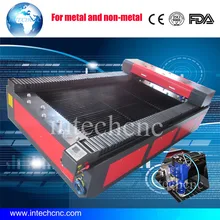 Лазерная резка металлических и неметаллических машины LFH1325 кожаные туфли станок для лазерной резки