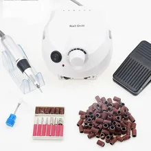 Профессиональная электрическая дрель для ногтей 30000 об/мин, машинка для маникюра, керамический сверло для ногтей, оборудование для маникюра и педикюра, набор инструментов