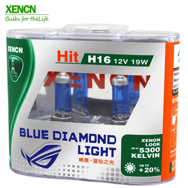 XENCN H16 12 в 19 Вт 5300K Голубой алмазный свет супер белый Превосходное качество