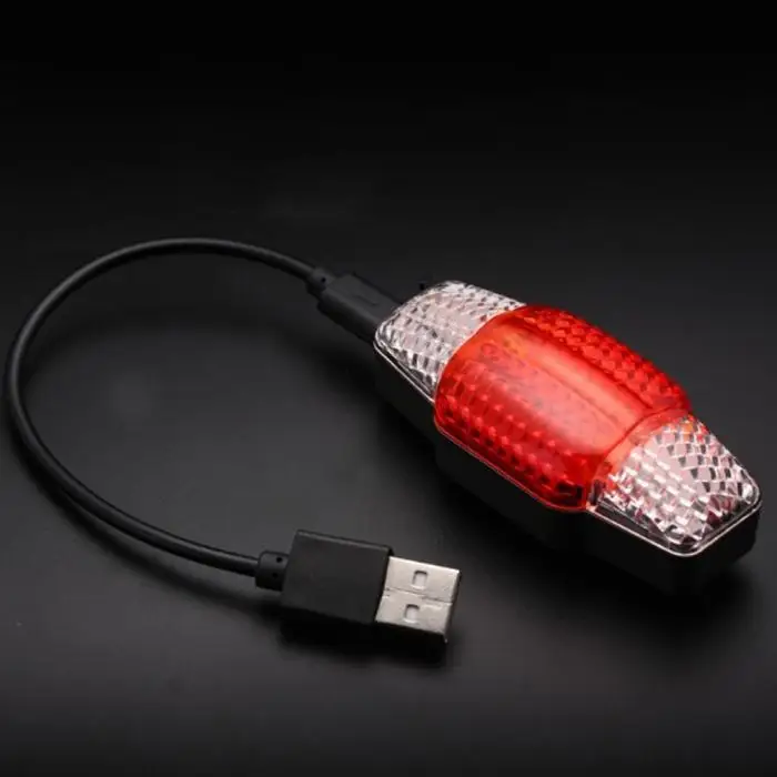 Clearance Hot Selling USB Rechargeable Bicycle Rear Light Cycling LED Taillight Waterproof Mountain Road Bike Lamp 6