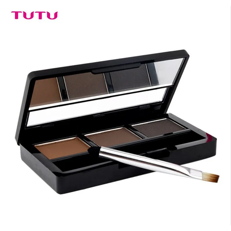 TUTU font b Eye b font Brow Makeup Kit Set 3 Color Waterproof font b Eye