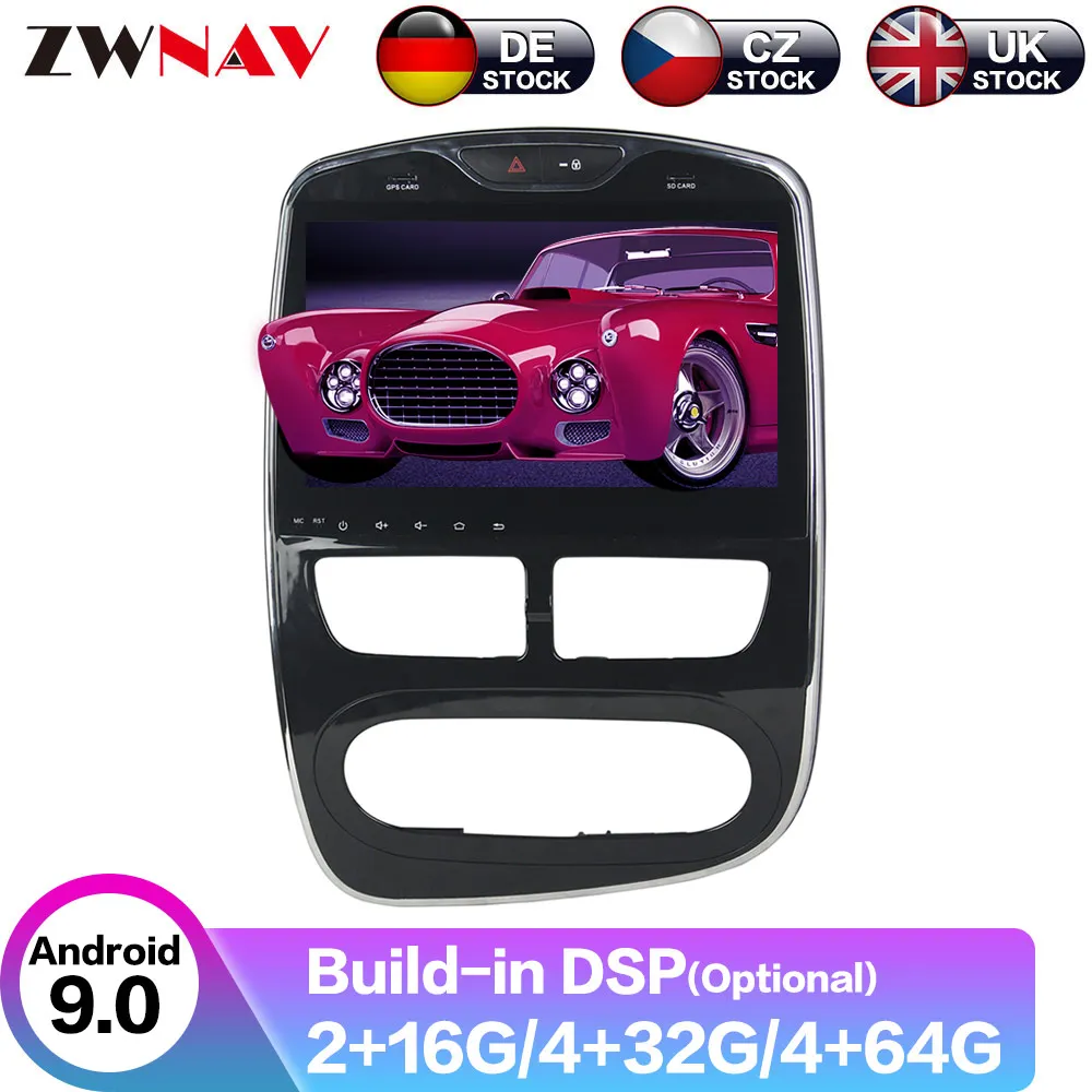 

Android 9 4 + 64G DSP IPS No Car DVD Player GPS Navigation For Renault Clio 2013 2014 2015 2016 2017 2018 Radio Multimedia Tape