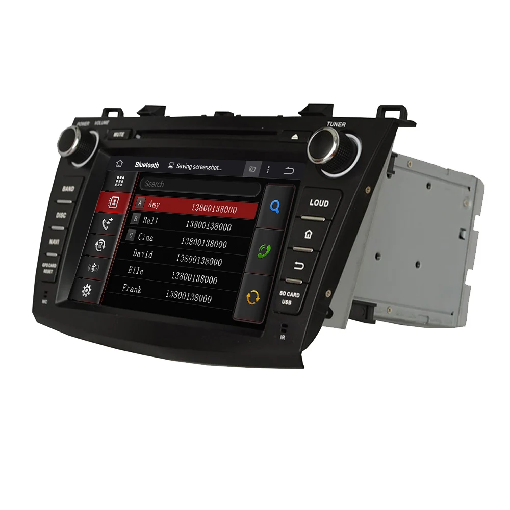 Top KLYDE 8" 2 Din Android 8.1 Car Radio For MAZDA 3 2009-2012 Car Audio Multimedia Player Car Stereo RAM 2GB Flansh 16GB DVD Player 1