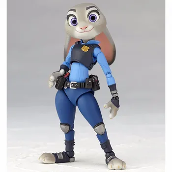 

12cm Zootopia Rabbit Judy Hopps doll Anime Figure PVC Collection Model Toy Action figure christmas Gift