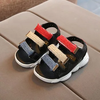 

2019 New Fashion Soft Kids Sandals Shoes Boys Girls Flat Sneakers Sandals size21-30