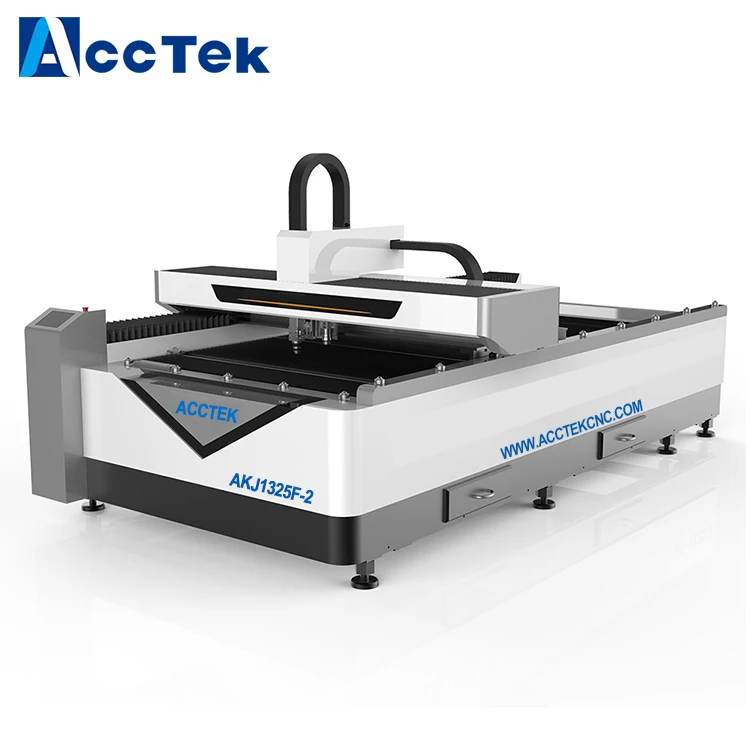 Acctek Cheap 4x8' 1325 cnc fiber laser cutting machine/china 500w 1000w