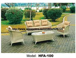 Бежевый ротанг диван 113 сочетание диван винограда мебель Лучший Открытый Garden Beach патио мебель низкая цена новый дизайн HFA100