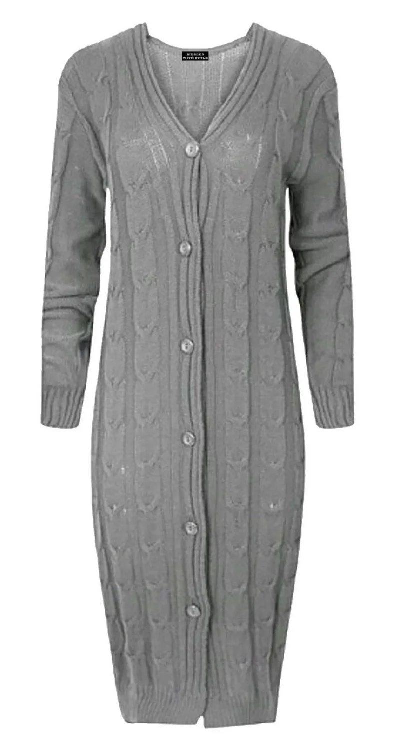 

ZOGAA Winter Women Cardigan Ladies Cotton Long Sleeve Solid Color Cardigan Female Casual 6 Button V Neck Knitted Sweaters 2019