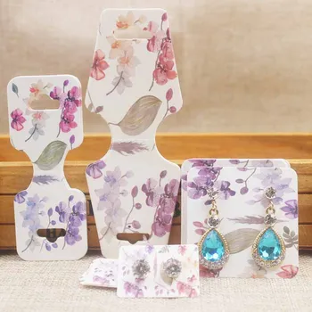 

New arrival 25set/lot colorful folded necklace Card&earring&hair packaging&display card jewelry cards 4 different product=100pcs