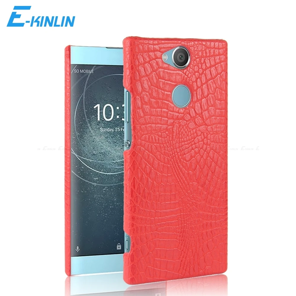 

Crocodile Snake Hard Back Cover For Sony Xperia 1 10 XZ3 XZ1 XZ2 Compact XA1 Plus XA2 Ultra XZ Premium XZS L2 L1 Leather Case