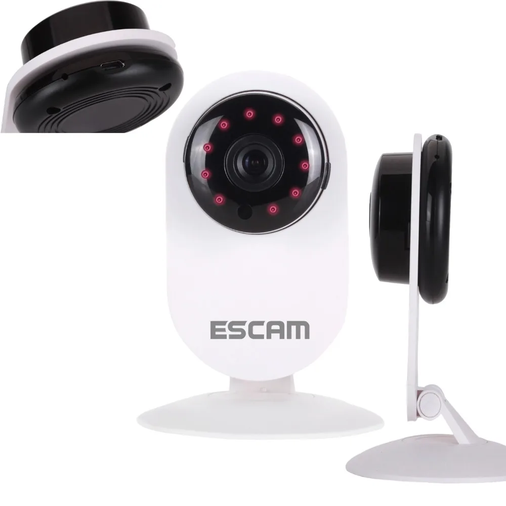 

Digital Surveillance Ant 3.6mm Lens Rotatable Mini Wireless IP Camera WIFI ONVIF2.0 Audio Camera Support Alarm Motion Detection