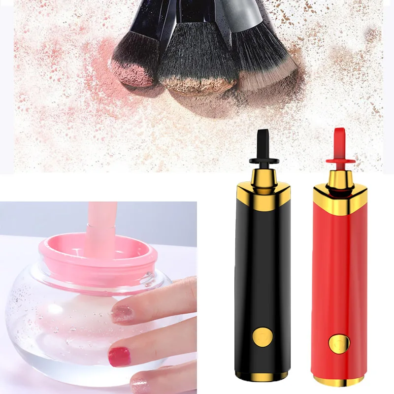 Make Up Brush Cleaner Electric Makeup Cosmetic Brush Cleaner Cleaning Tool Washing Machine Red/ White/Black