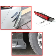 

2pcs Car Body Carbon Fiber Strip Sticker Decorative side rein Mudguards trim strip Car Accessories