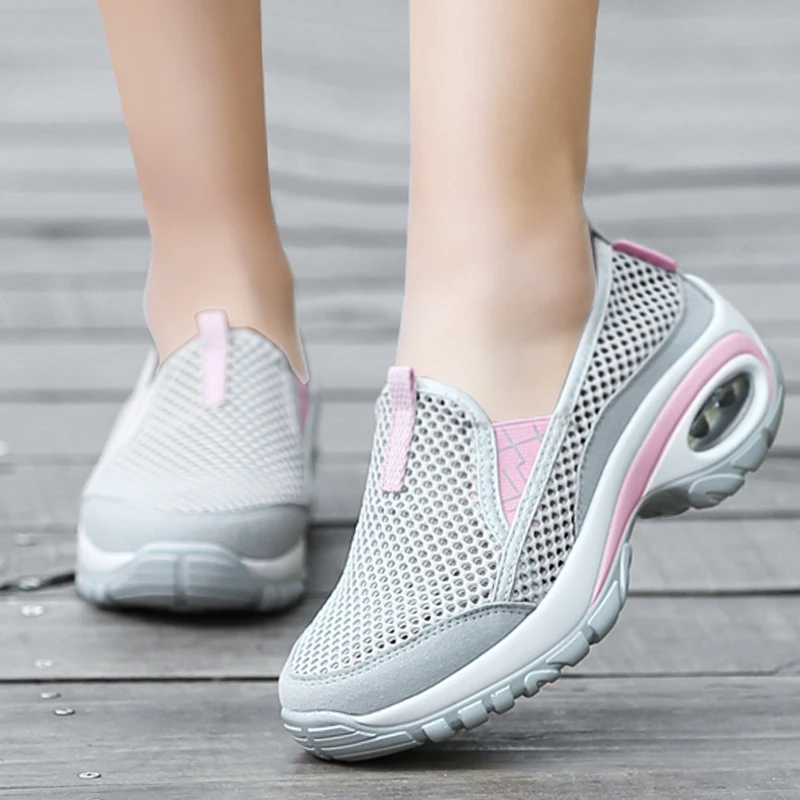 

Summer Sandals Sneakers Women Air damping Breathable mesh Running Shoes Somen Vest Sport Shoes Woman Trainers zapatillas mujer