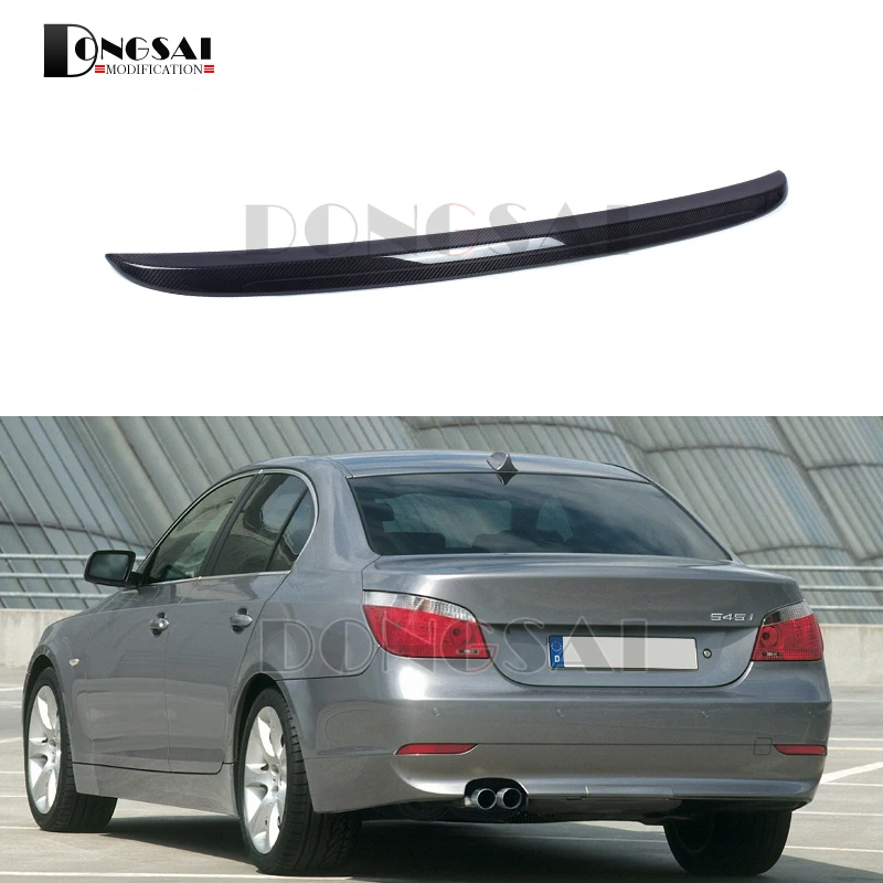

Trunk Spoiler Rear Wing for BMW 5 Series E60 in Carbon Fiber for 2004 - 2009 520i 525i 530i Sedan