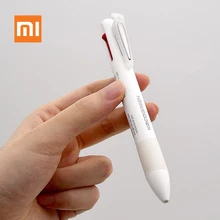 Xiaomi MOULDE 4 в 1 многофункциональная ручка 0,5 мм гелевые ручки с ластиком механический карандаш ручка школы офиса черный синий красный заправка