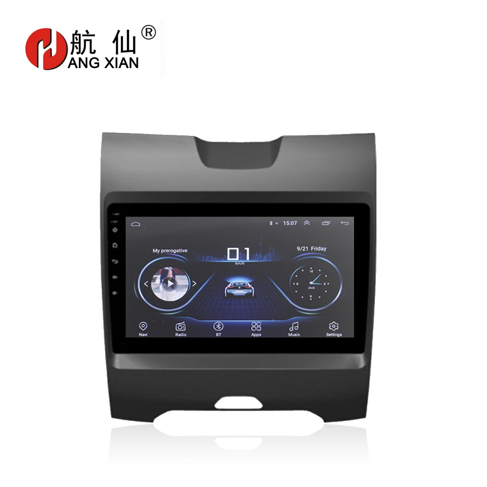 Cheap HANG XIAN 9" Quadcore Android 8.1 Car radio for Ford Edge 2015 car dvd player GPS navigation car multimedia 0