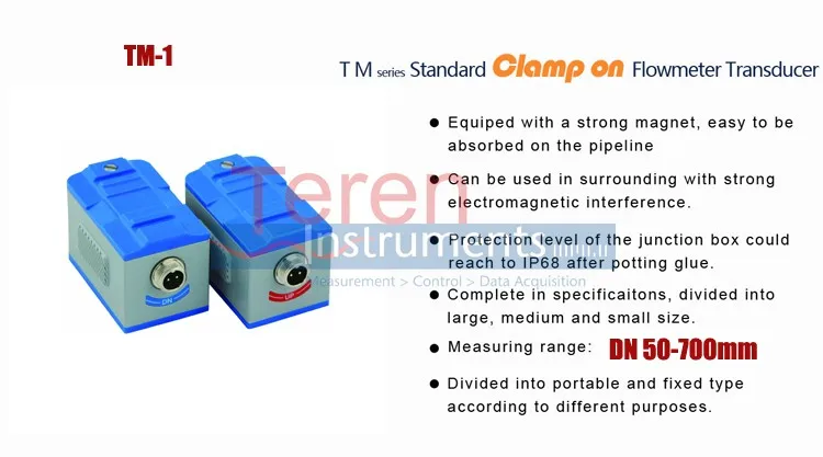 TM-1 Efficient Reliable Flow Meter Ultrasonic Transducer