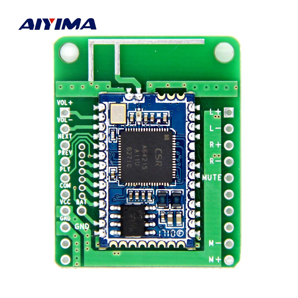 Aiyima DC5V усилитель CSRA64215 APTXLL без потерь музыка Hifi Bluetooth 4,2 аудио усилитель приемник плата 5 Вт* 2