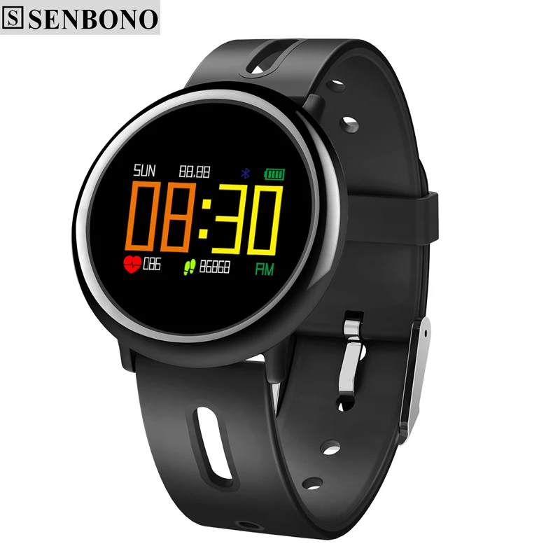 SENBONO HB08 0 95 ''OLED цветной экран монитор сердечного ритма Смарт Браслет кровяное