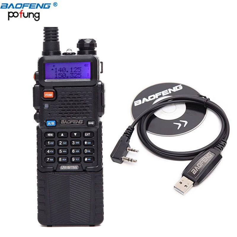 Портативная рация BaoFeng UV-5R 8 вт 3800 мач vhf/uhf двухсторонняя CB радиостанция
