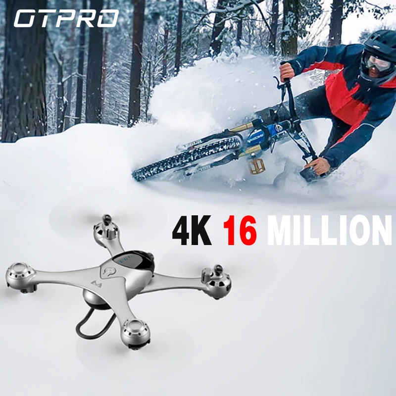 OTPRO RC Мини Дрон Карманный Дрон микро Дрон RC вертолет с HD 4k 1600p 5mp камерой удержание высоты Wifi FPV FSWB Карманный Дрон