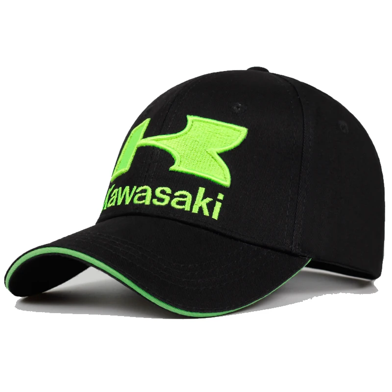 Новинка, бейсболка с вышивкой kawasaki, хип-хоп, модная, хлопок, шапка для улицы, для мужчин и женщин, солнцезащитные шапки бейсболки