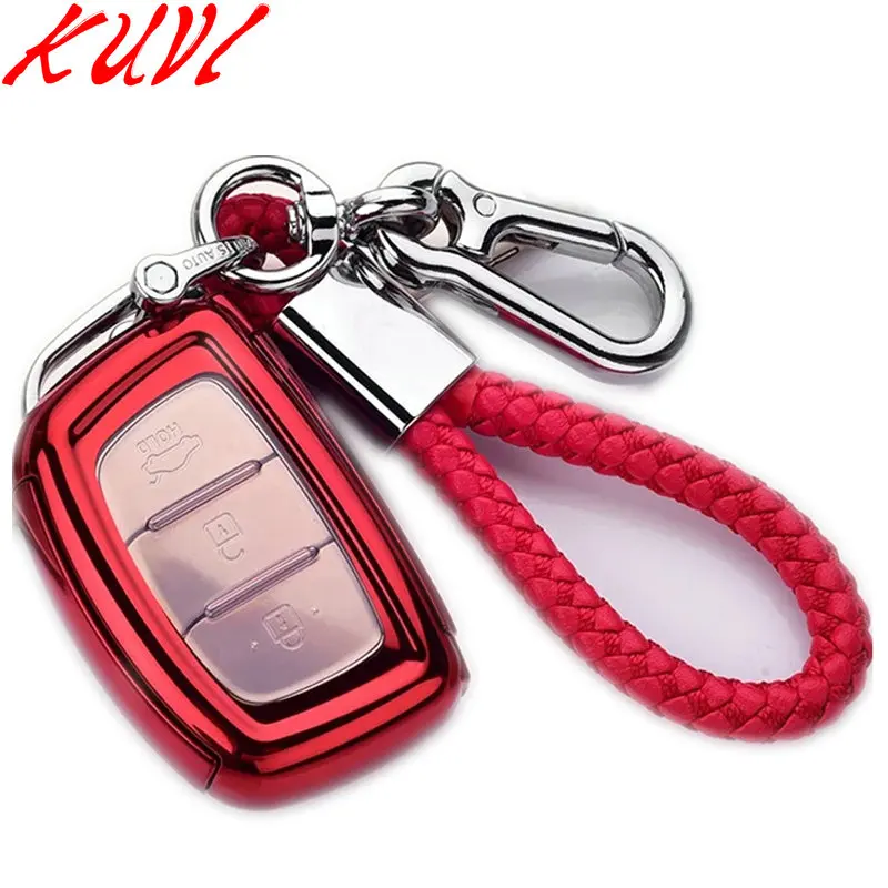 

Ceyes TPU Key Cover Protection Case For Hyundai i10 i20 i30 Elantra Accent IX25 IX35 IX45 Remote Shell Holder Auto Accessorise