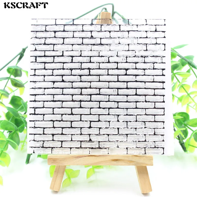 

KSCRAFT Wall Transparent Clear Silicone Stamps for DIY Scrapbooking/Card Making/Kids Crafts Fun Decoration Supplies 160