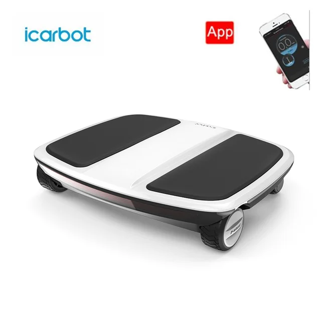 Cheap Electric Skateboard 4 Wheels Electric Scooter Patent Balance  Hover board Skateboard  iCarbot with APP Powered walkcar -White