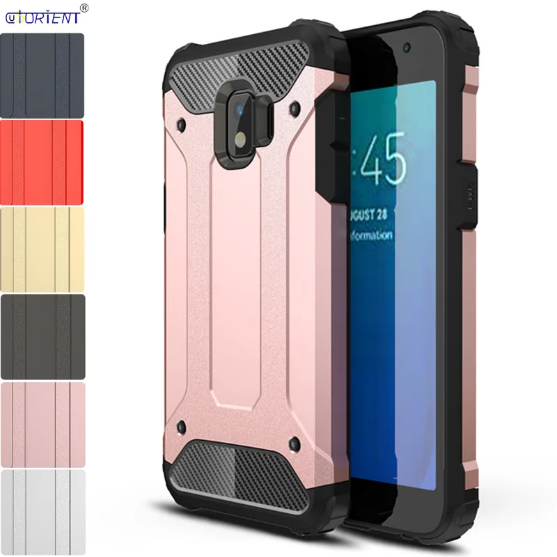 

Bumper Case for Samsung Galaxy J2 Core J2 Pure Hybrid Shockproof Armor Back Cover J260 SM-J260F/DS SM-J260T1 Fitted Phone Cases