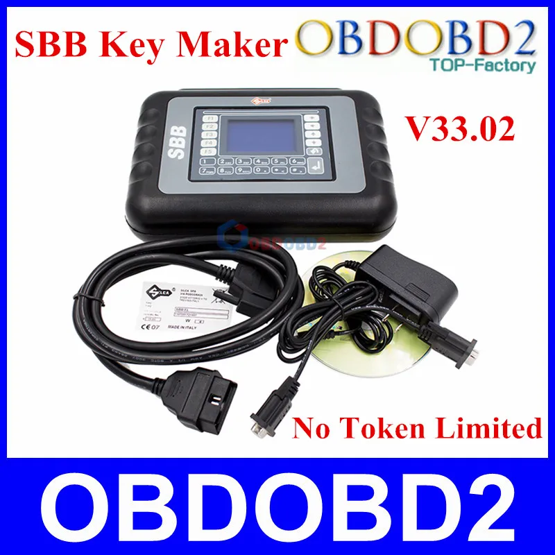 

New Generation Of SBB Silca Immobilizer V33 Auto Key Programmer SBB Support Multi-languages OBD2 Car Key Programmer No Tokens