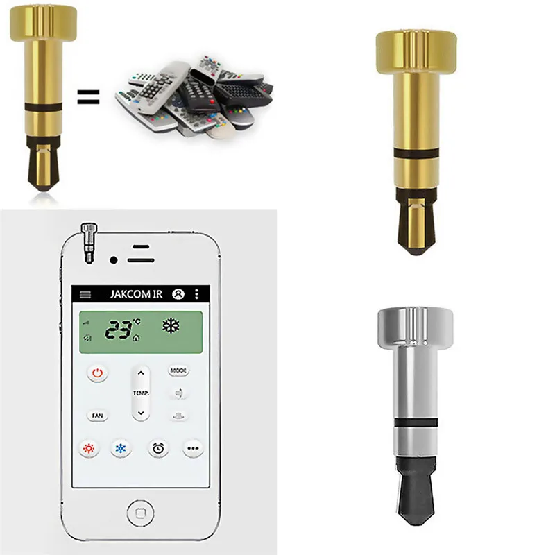 

SOONHUA 3.5mm Infrared IR Phones Remote Control Universal Intelligent Mobile Phone Smart Remote Control for TV Air Conditioner