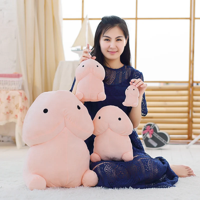 30cm Creative Plush Penis Toy Doll Funny Soft Stuffed Plush Simulation Penis Pillow Cute Sexy Kawaii Toy Gift for Girlfriend