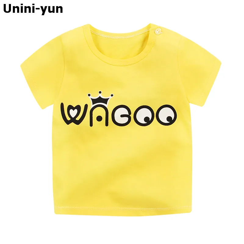 

2018 Summer Kids Girls T-Shirts Baby Boys With Short Sleeve Top Tee Cotton T-Shirts for Girls Cartoon Kids Baby T-Shirts 12m9m3t